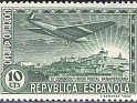 Spain 1931 UPU 10 CTS Verde Edifil 615